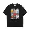 All This Radio But No Head Printed Men's Women T Shirt Radiohead Rock Band Short Sleeve T-shirts Loose Hip Hop Streetwear