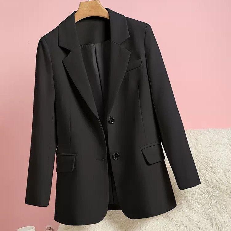 2025 Spring & Autumn Fashion Women's Single-Breasted Versatile Suit Jacket