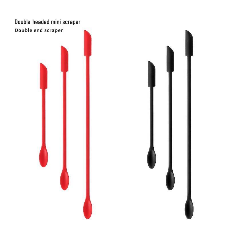 Mini Dual-Ended Silicone Spatula for Lotion & Residue Removal