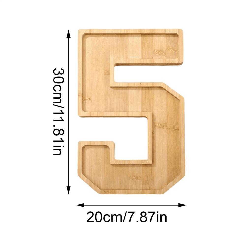 Food Numbers For Charcuterie Reusable Fruit Display Platter Charcuterie Tray Food Snack Numbers For Cheese Biscuits Candies