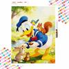 Disney Diamond Painting Art Kit Donald Duck with Forest Animals Handmade DIY5D Home Decor Gift