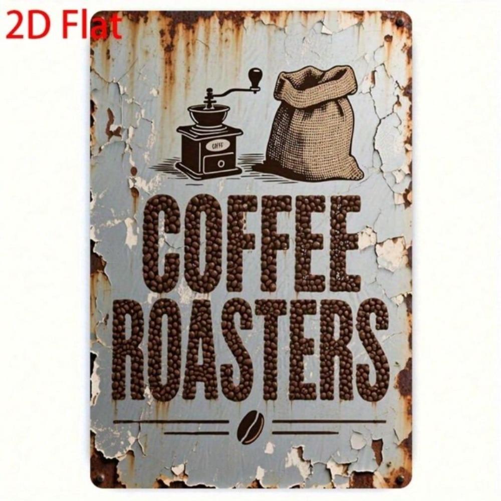 Vintage Metal Sign 30x20cm Retro Cafe Bar Home Decor Plaque