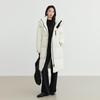 Elva' Island Women's Winter Hooded Loose Long Down Jacket