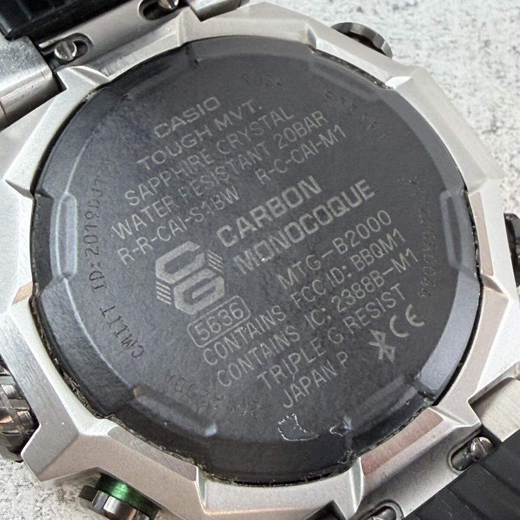 CASIO Carbon Fiber Solar Watch G-SHOCK MT-G MTG-B2000XD-1AJF Radio-Controlled