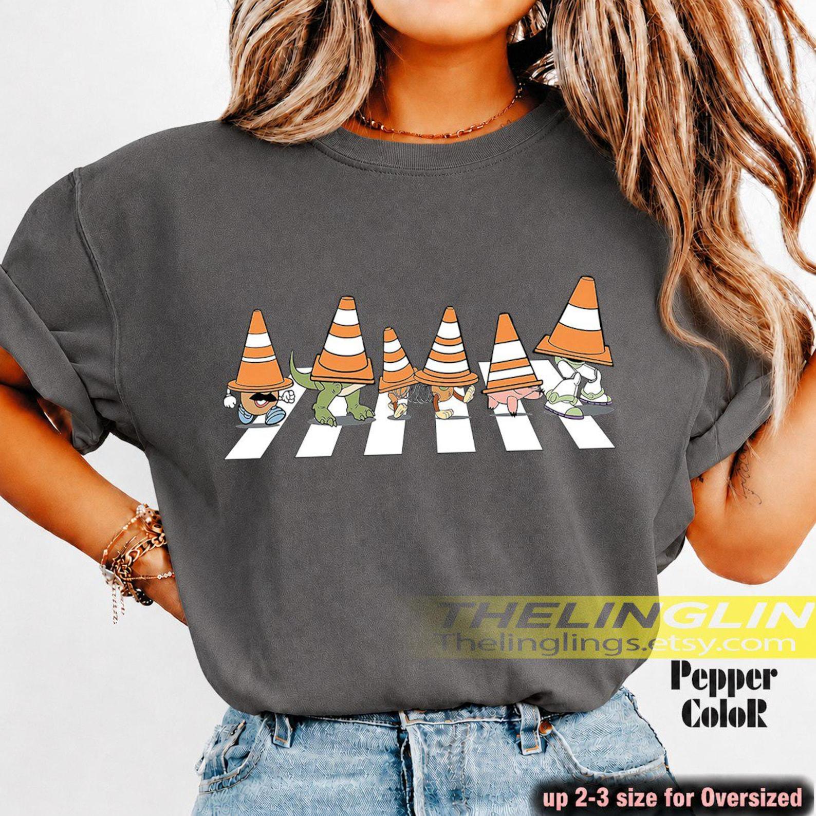 Toy Story Abbey Road Crossing T-Shirt | Movie Character Parody M