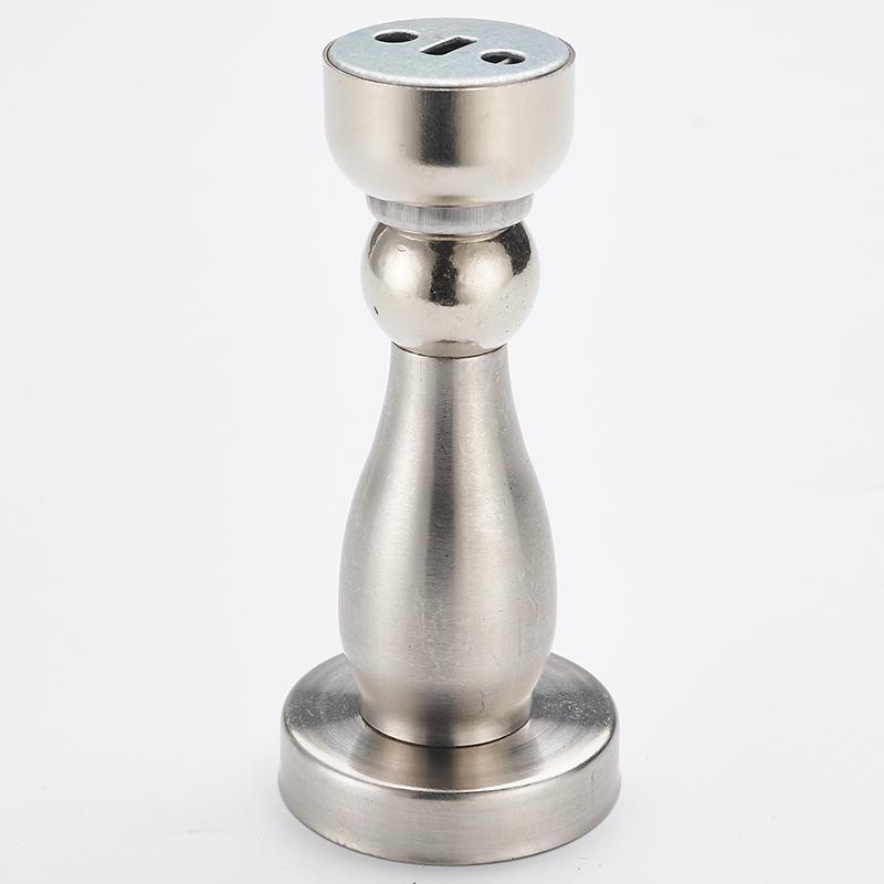 304 Stainless Steel Magnetic Floor Door Stopper - Invisible Anti-Collision Wall Mount for Bathroom Door