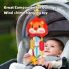 Cartoon Infant Comfort Bed Bell Cute Sensory Learning Toys Durable Baby Wind Chime Toy  Car Seat