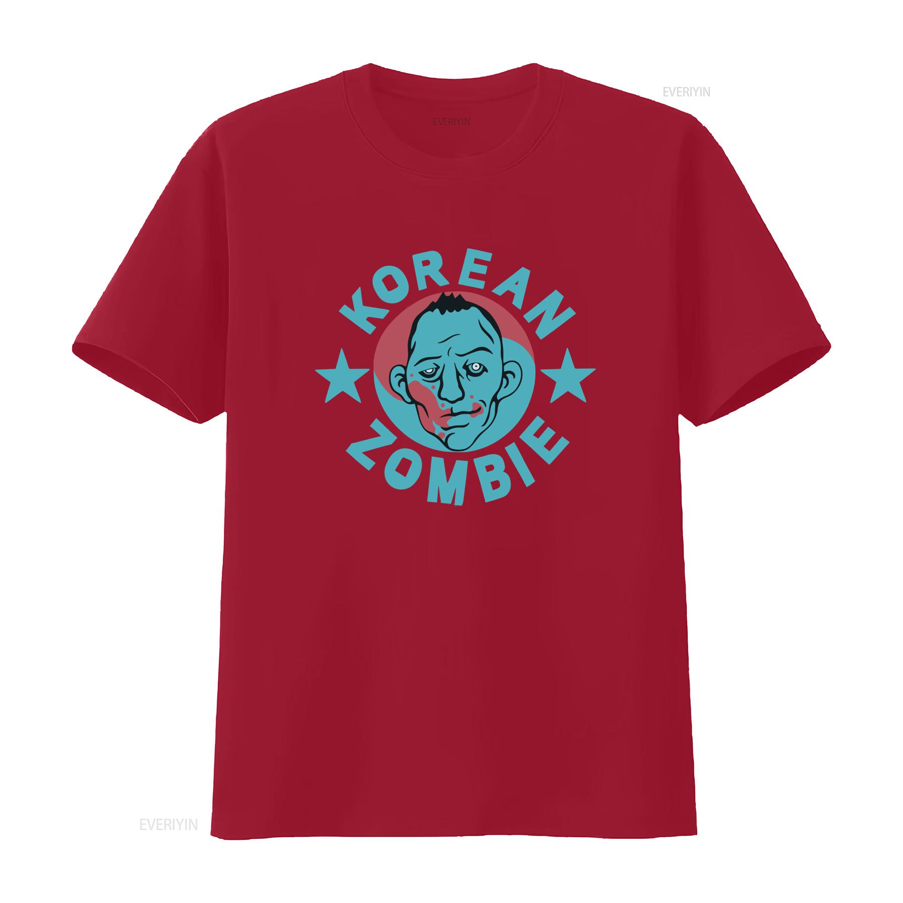 

Korean Zombie Chan Sung Jung Print T Shirt for Men Stylish and Unique Design vintage Washed Versatile fashion streetwear S