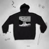 Funny Alien UFO Kitten Cat Trendy Unisex Graphic Streetwear Hoodie