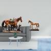 Modern Resin Horse Statue Art Ornament for Home Decor Office Living Room Entrance Shelf Bedroom