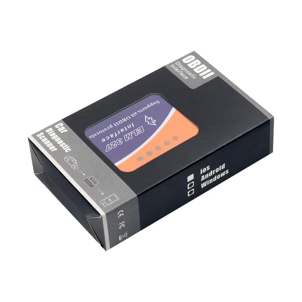 

Diagnostic Tools for Apple Android Windows V2.1 ELM327 OBD2 Bluetooth Car Detector Diagnostic Tool Automatic Fault Scanning Tool