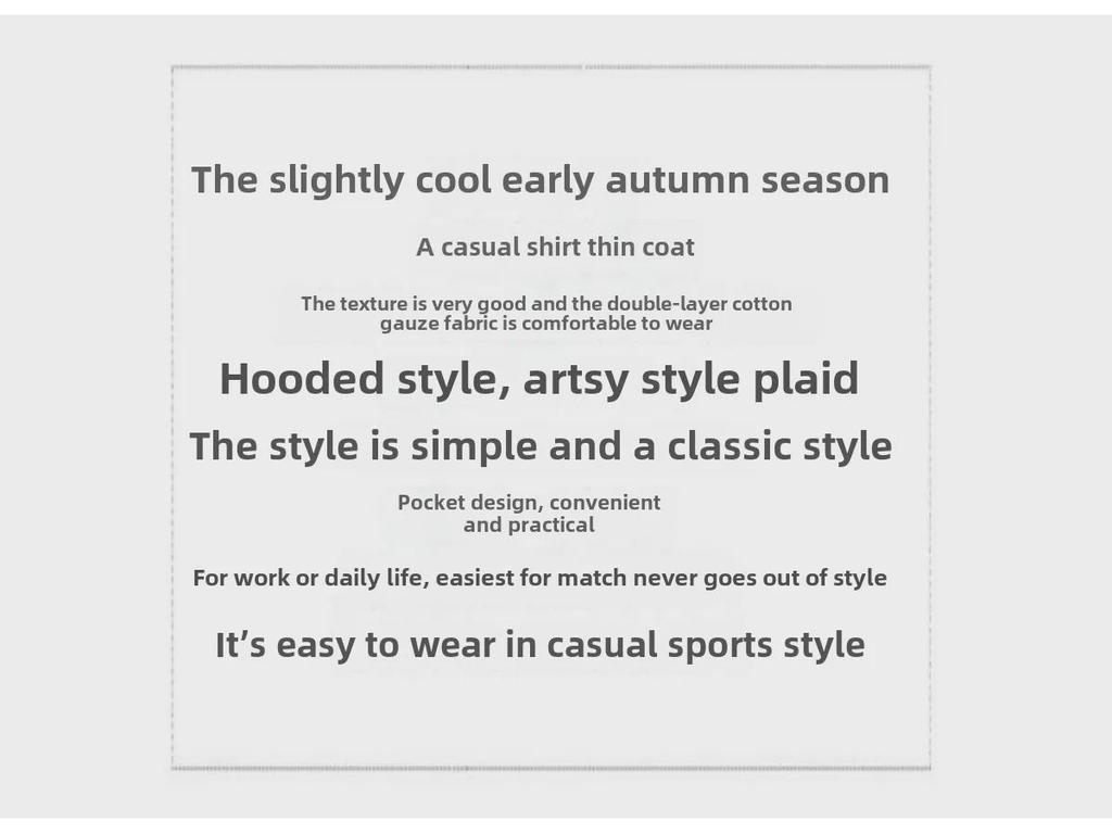 Women's Retro Plaid Hooded Cardigan Shirt