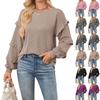 T-shirty damskie plisowane z dekoltem w serek eleganckie casualowe bluzki z nadrukiem z krótkim rękawem letnie topy luźny krój