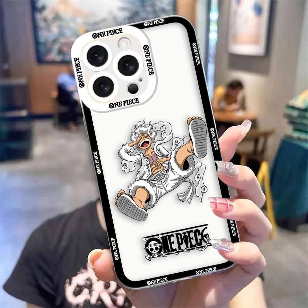 One P-Piece Luffy Zoro Ace Sanji Cover Clear Phone Case For Redmi Note 15 14 13 12 11 11T 11S 10 9 10S 9S 8 Pro Max Plus Case