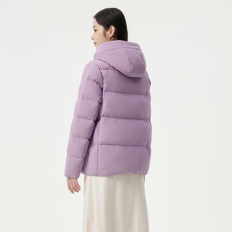 Tanboer Women's Hooded Loose Short Duck Down Jacket TBF510356J