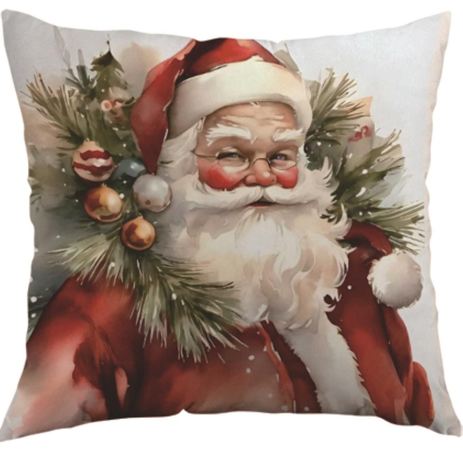 

Рождественская наволочка с мультяшным принтом, праздничная, для дома, чехол для подушки на кровать 45cm*45cm