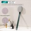 4pcs Set Long Handle Bath Shower Brush Soft Bristles Painless Back Scrubber Brush Coarse/Fine Sand Reusable Body Cleaning Brush