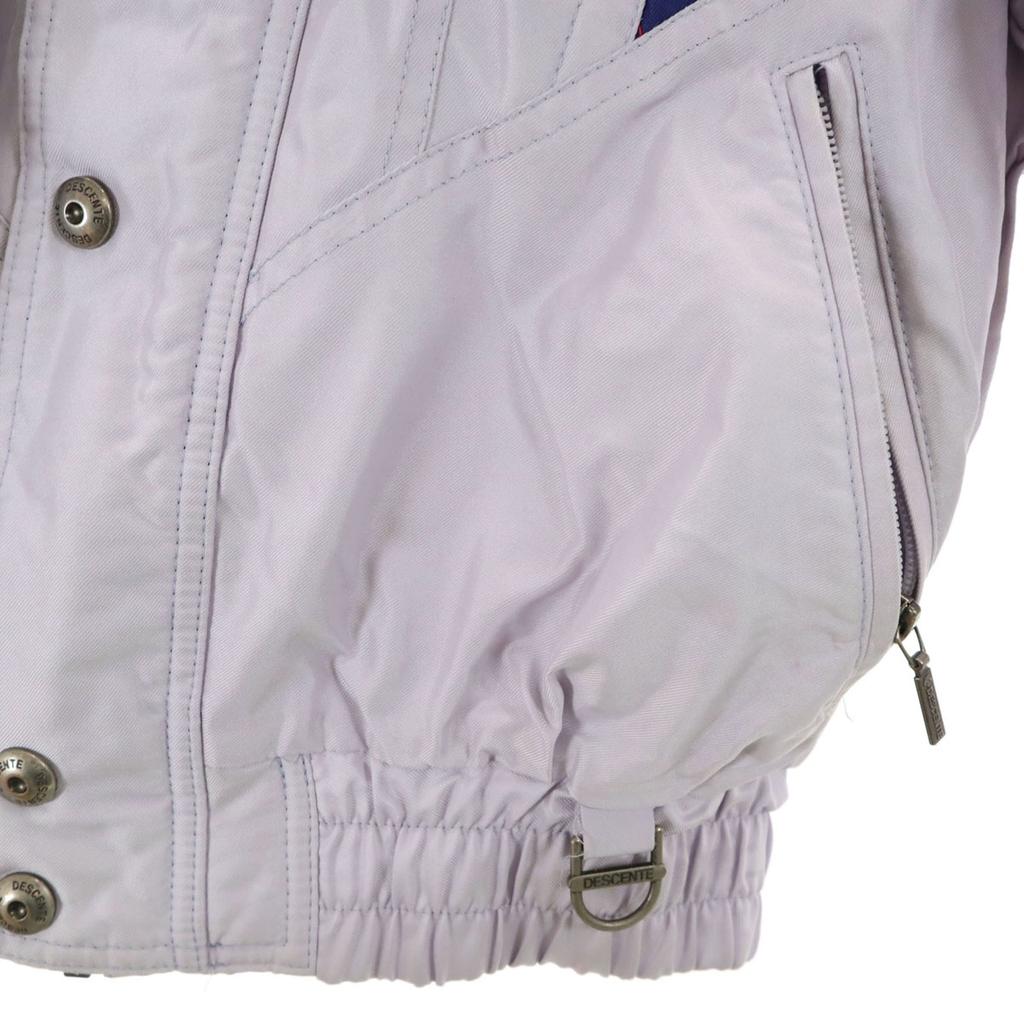DESCENTE 80s 90s Old Batting Jacket LL Purple Gray Men's Used