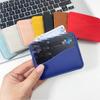 4 Card Slots Wavy Thick Pvc Leather Card Holder Card Holder Large-capacity Soft Leather Card Holder Ins Female