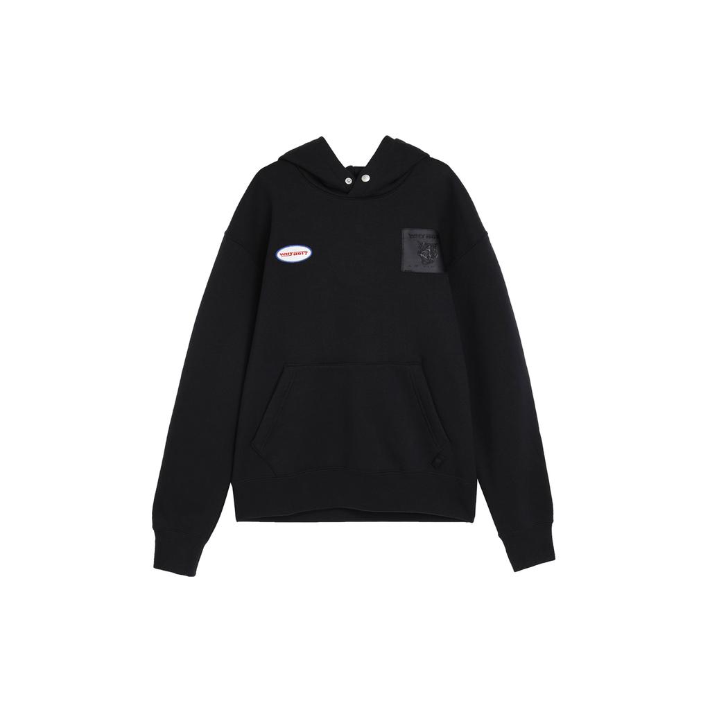 Jordan Wolf Print Fleece-Lined Thick Hoodie Men Tops Black DX0597-010