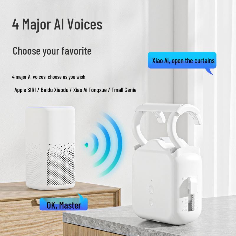 Smart Solar-Powered Curtain Assistant with Siri Voice Control