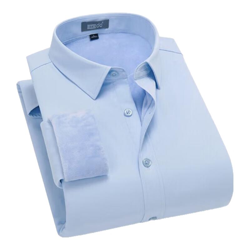 Мужская классическая термофутболка Hodo с однотонной расцветкой и флисовой подкладкой 170/88A