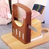 Bread Bake Slicer Cutter Foldable Toast Bread Slicer Stand Plastic Bread Cutting Guide Tool Loaf Cutter Rack Baking Tool 1