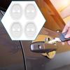 4Pcs Car Door Lock Silicone Covers Latch Guard Easy Installation Spare Parts Practical