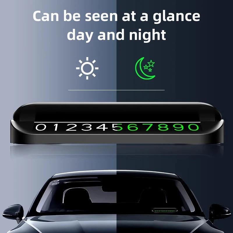 2025 Hot Car Temporary Parking Telephone Sign Phone Number Plate For BMW Performance X1 X3 X5 E39 E46 E90 F20 E60 F30 M3 M5 F10