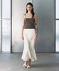 Aesmoeo Vera Mermaid Banding Skirt (Cream)