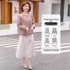 Mother's Day 2026 Elegant Floral Jacket for Middle-Aged Women - Fashionable Round Neck Top