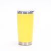 20oz Double Wall Vacuum Insulated Stainless Steel Travel Mug Car Office Home - Lightweight Portable Cup With Press Lid