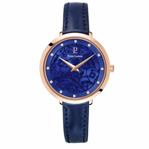 

Женские часы Pierre Lannier из коллекции Aeolian с кожаным ремешком (P039L966) темно-синий, официально импортированный