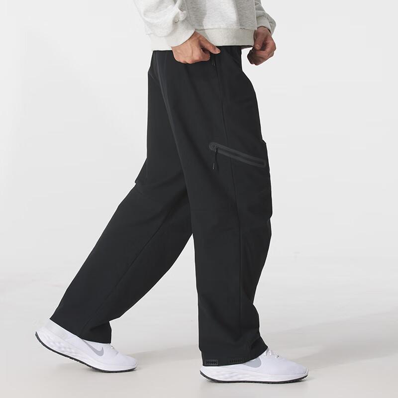 Nike Comfortable Breathable Casual Lace-Up Knitted Sports Pants Men Bottoms HV0958-010