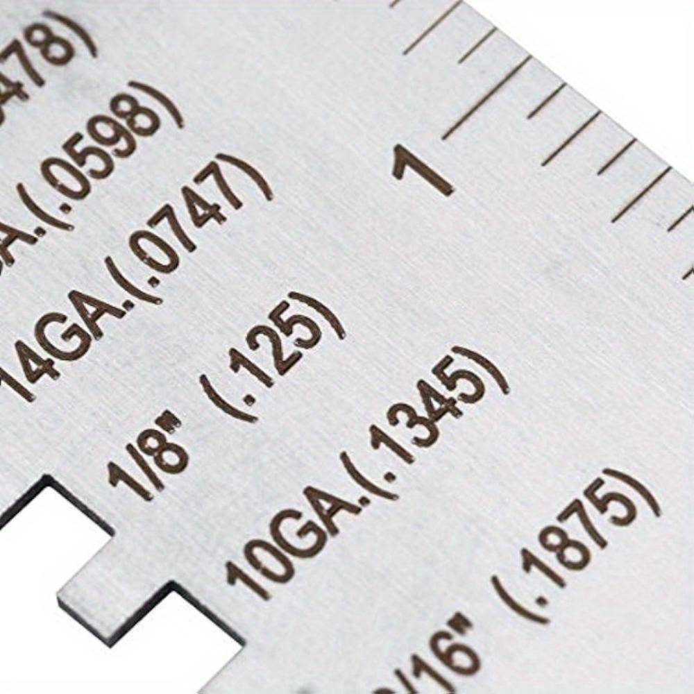 Metal Thickness Gauge, Welding Gauge, Coating‑Thickness Tester, Measuring Tool for Metal Wire Rod