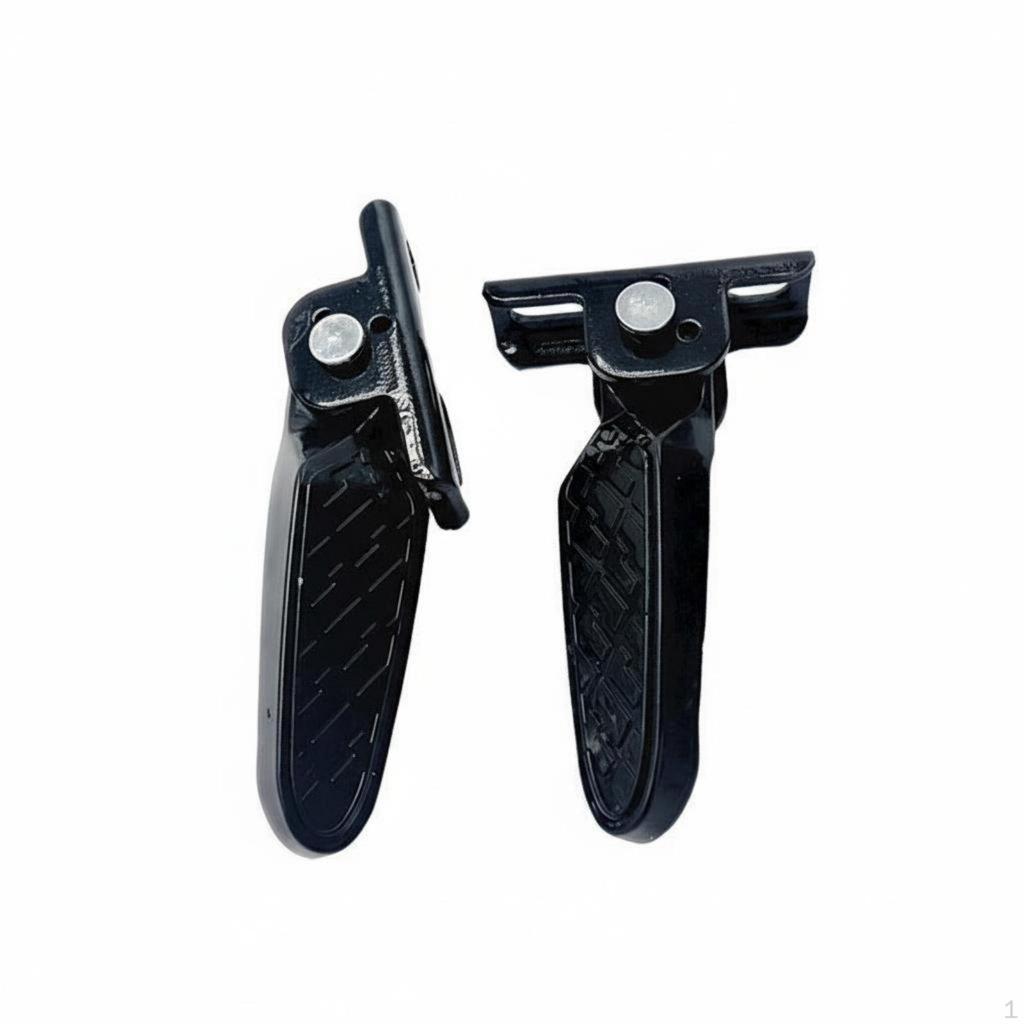 2 Pieces Electric TwoWheeler Rear Pedals AntiSlip Passenger Footrest Footrests for Passengers, Kids
