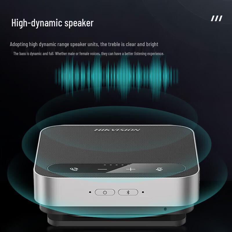 HIKVISION Omnidirectional Conference Speakerphone CN Plug (adapter Included)
