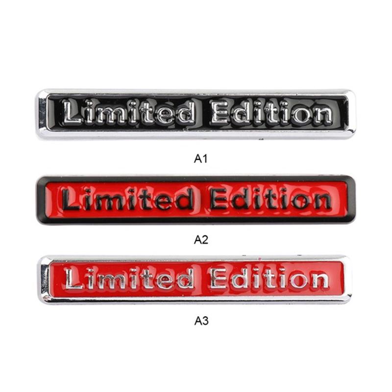 3D Metal Chrome Limited Edition Auto Car Sticker Badge Decal Motorcycle Emblem