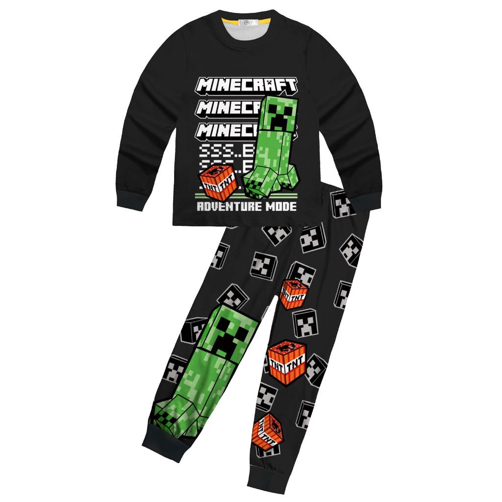 Minecraft Kids' Long Sleeve Pajama Set