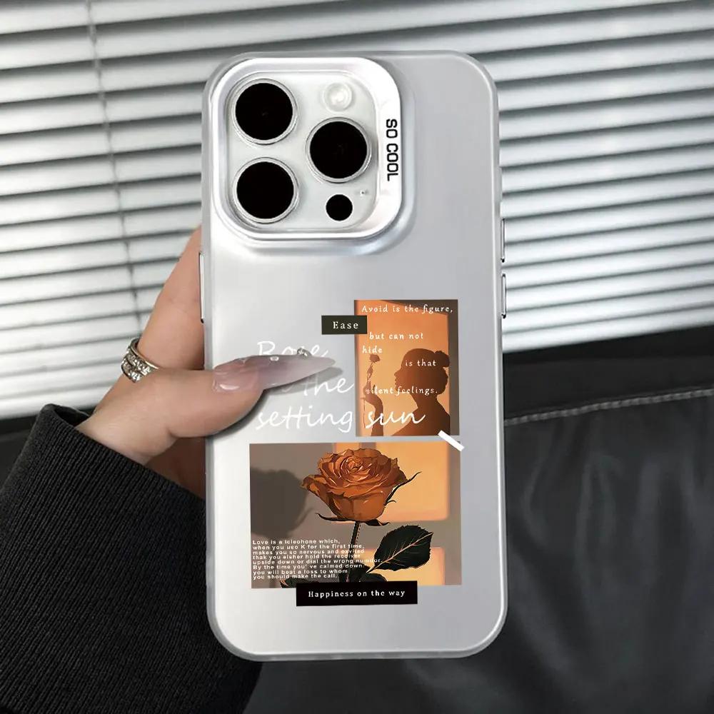 MatteProtect Luxury lMD Shockproof For iphone 17 16pro 15pro14 13 12 11 12pro 14plus Silicone AntiFall Protective Cover iphone 14 ProMax