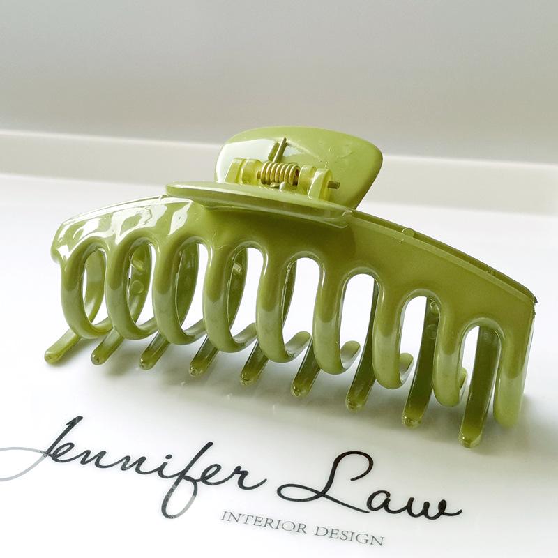 

European & American Style Geometric Hair Claw Clip - Large Dragon Bone Design