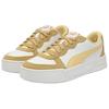 Puma Skye Sd Retro Casual Low-Top Sneakers Women Sneakers Brown Yellow White 397076-04