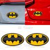 Universal 3D Chrome Metal Bat Symbol Emblem Car Styling Side Badge Tail Badge Auto Body Sticker Auto Exterior Accessories