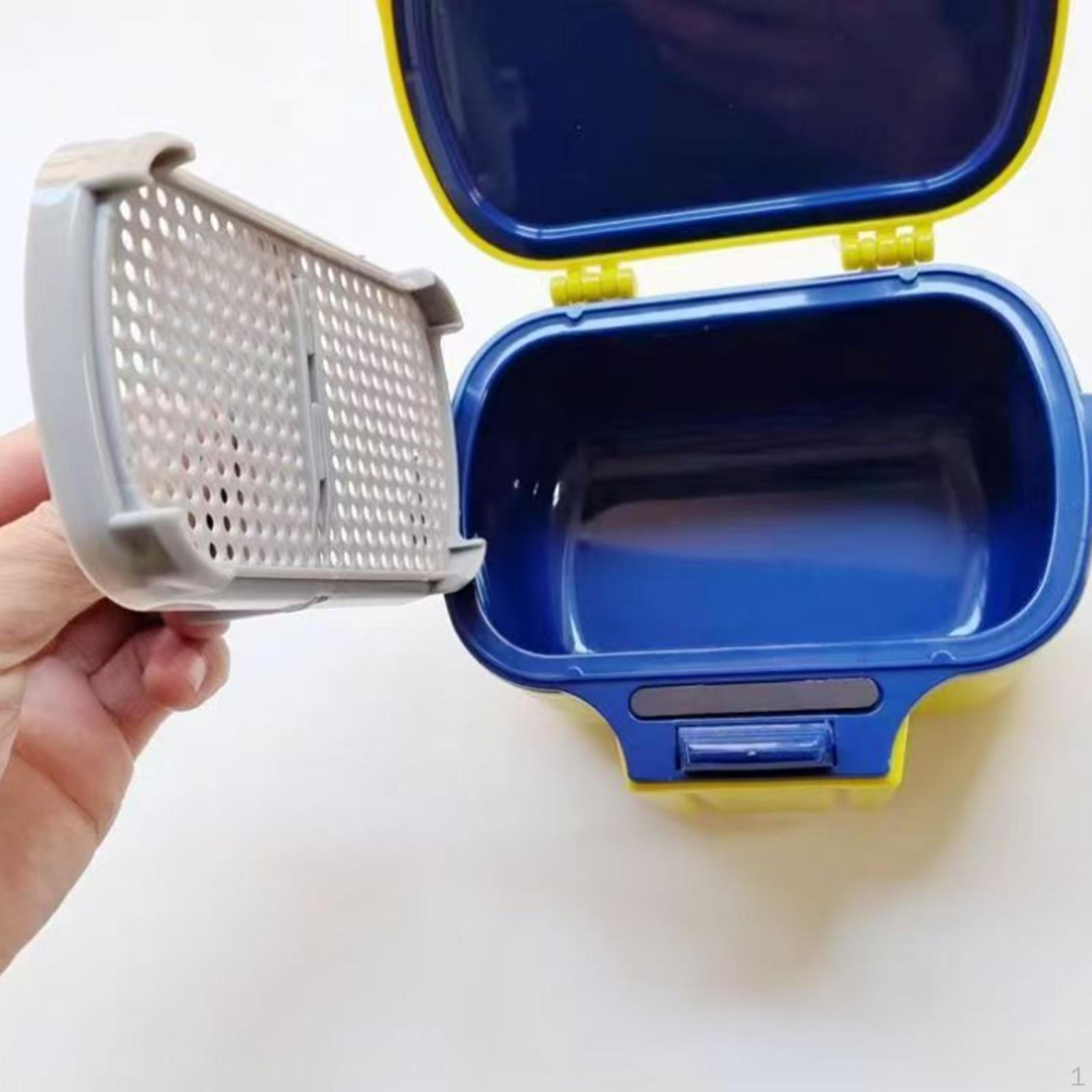 

Навесной на пояс кейс для рыболовных приманок, коробка для снастей, легкий многофункциональный контейнер для хранения, красный