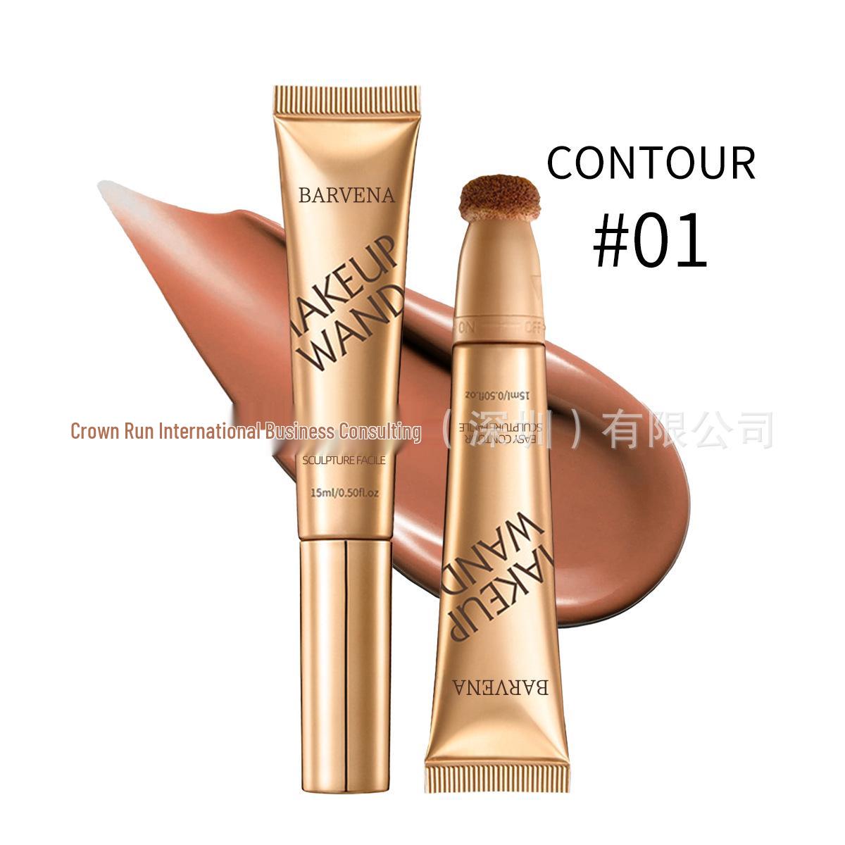 

BARVENA Жидкие румяна и контурный стик: 15 мл, Мелкий шиммер, Доступно в 5 цветах для хайлайтинга и осветления тона кожи.