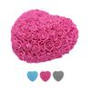 Foam Fake Roses Handcrafted Romantic Decorative Heart Shape Artificial Roses with String Light for B