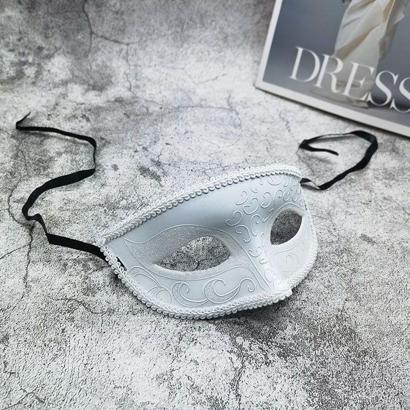 Halloween Cosplay Masks Adults Sexy Handsome Masquerade Mask Upper Half Face Mystery Birthday Party Decorations Costume Props