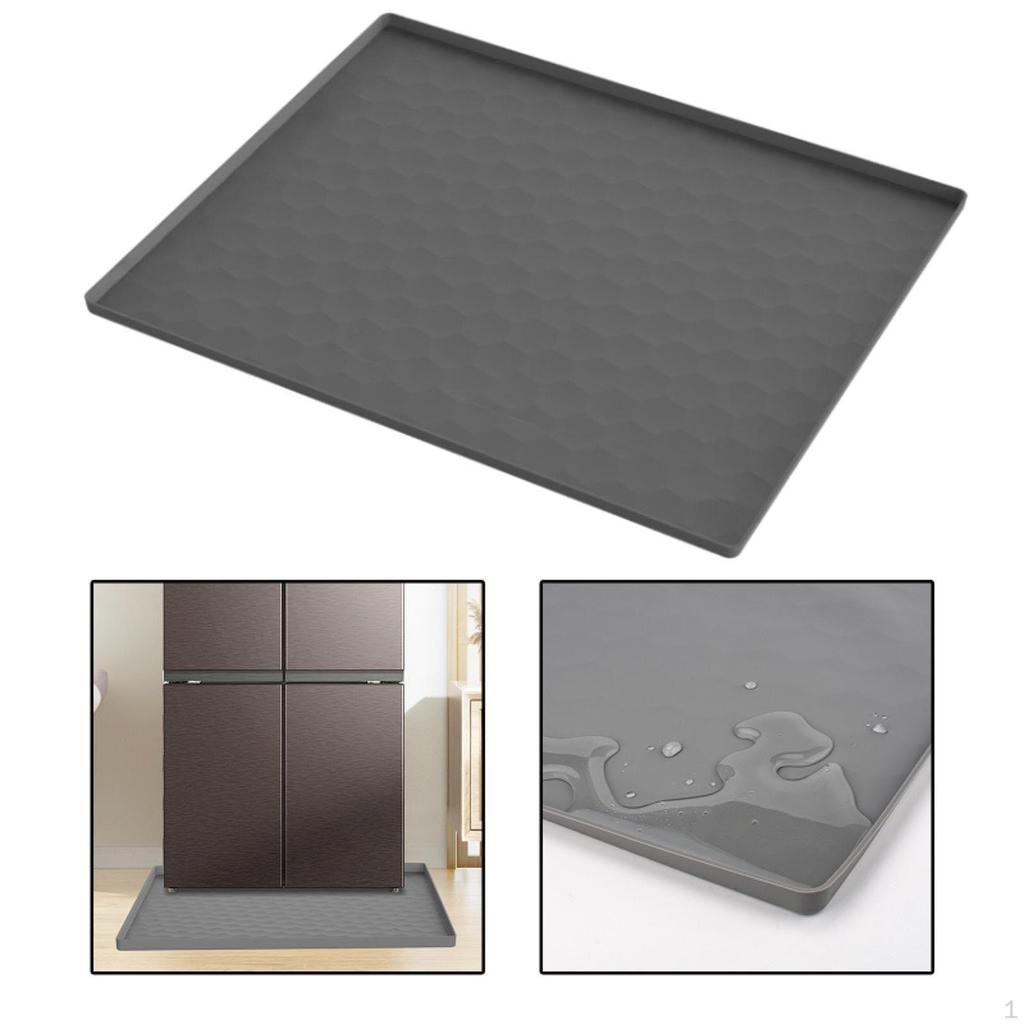 Mini Fridge Mat Freezer Drip Tray AntiSlip Home Supplies Spill Prevent Multifunction Washable