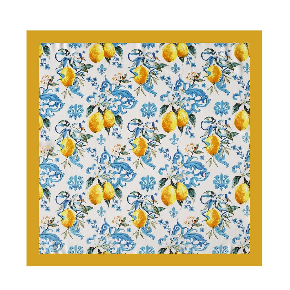 High-end wholesale thin small square scarf, imitation silk scarf, size 71, satin headscarf, versatile decorative shawl