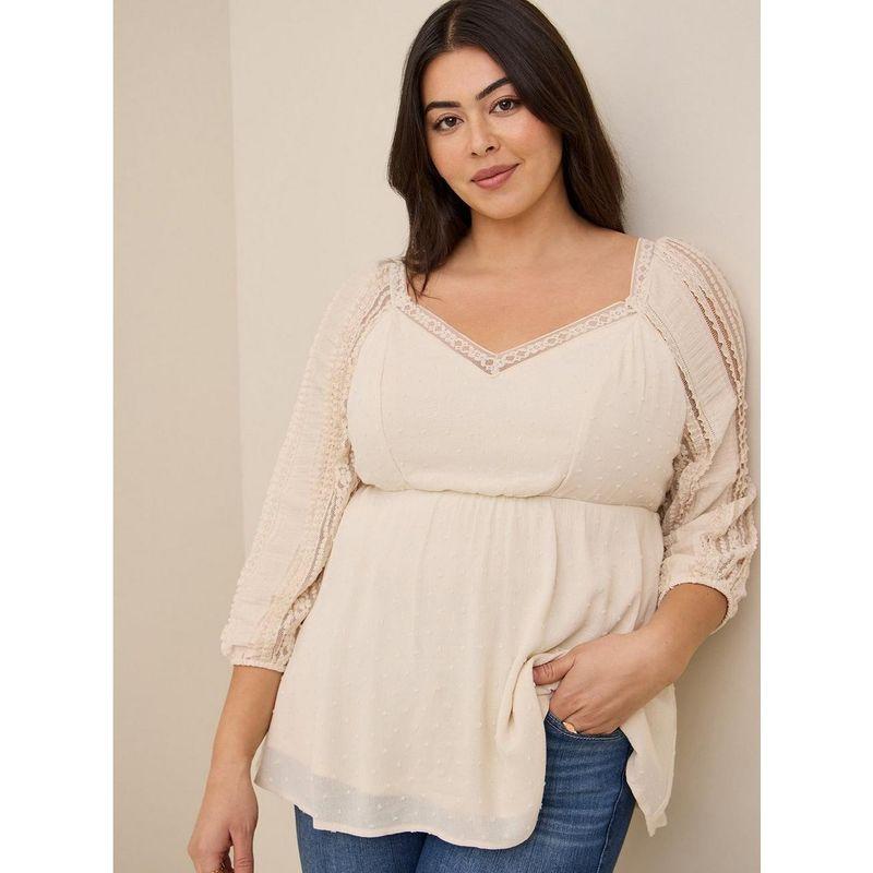 

100.00kg plus Size Plus Size Women s Shoulder T-Shirt Short Sleeve Creamy-white French Fancy Clavicle Top Shirt Image color 1 piece